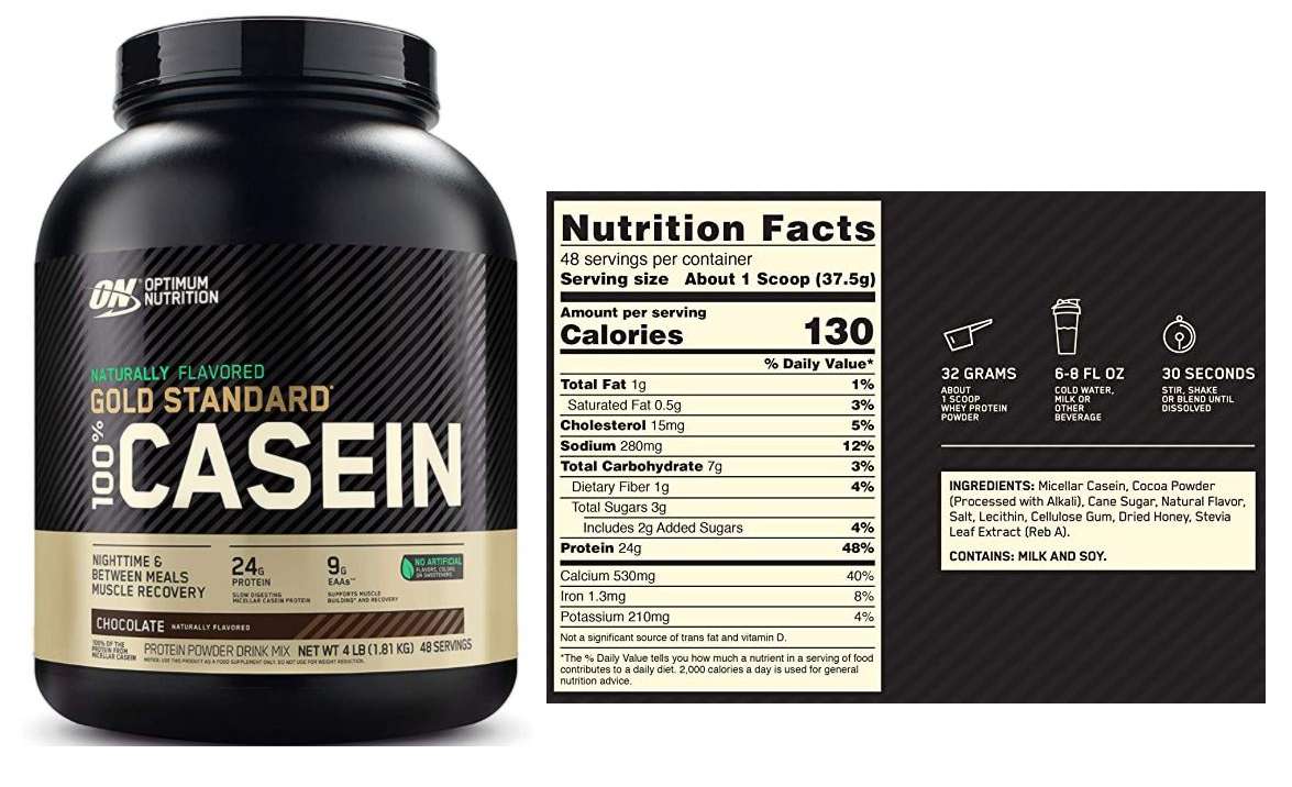 optimum gold casein protein